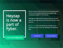 Tablet Screenshot of heyzap.com